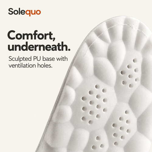 Solequo Everyday Comfort Insoles: underside